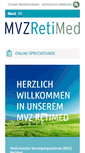 Mobile Screenshot of mvz-retimed.de