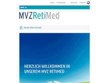 Tablet Screenshot of mvz-retimed.de